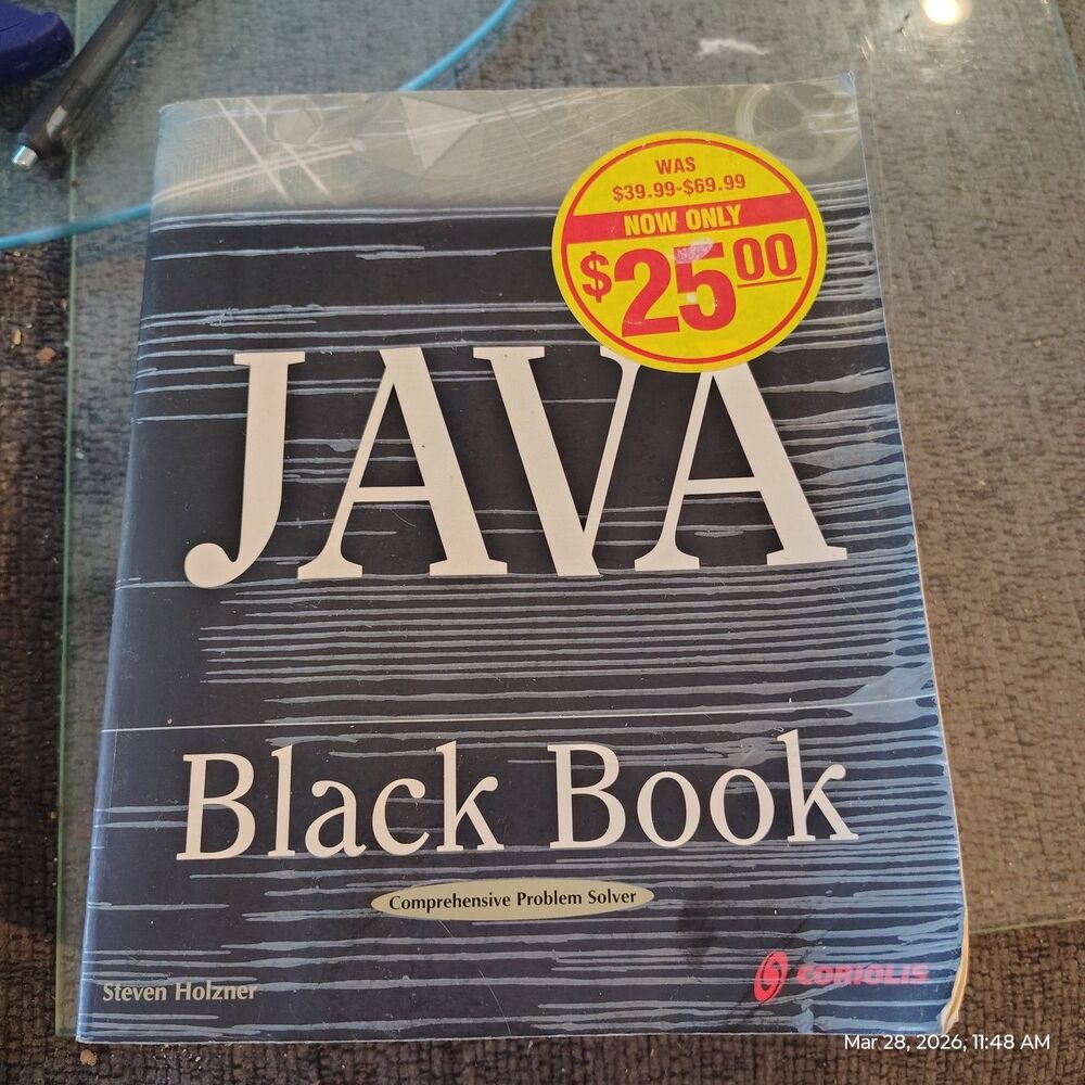 Java Black Book Steven Holzner Coriolis 2000 Programming Reference Guide